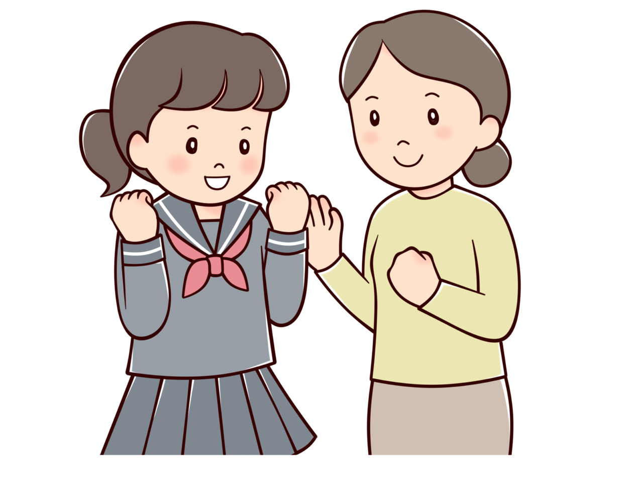 子どもの話を聞く